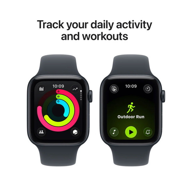 Apple Watch SE 3 GPS 40mm Midnight Aluminium Case with Midnight Sport Band - S/M